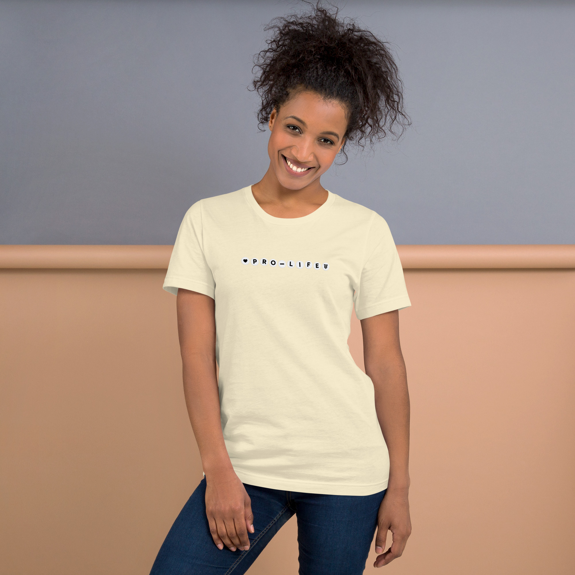 Pro-Life Friendship Bracelet T-Shirt - Image 5