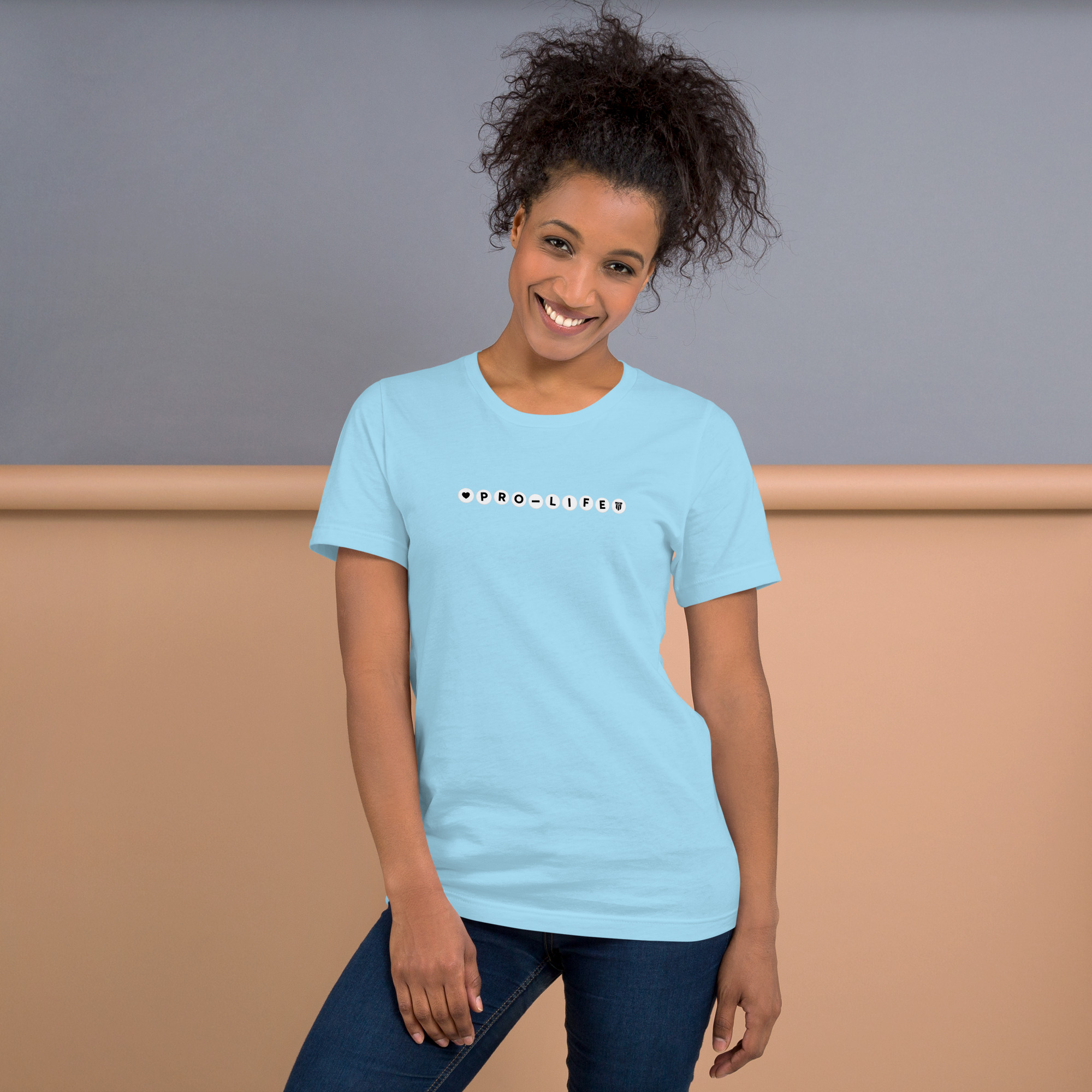Pro-Life Friendship Bracelet T-Shirt - Image 2