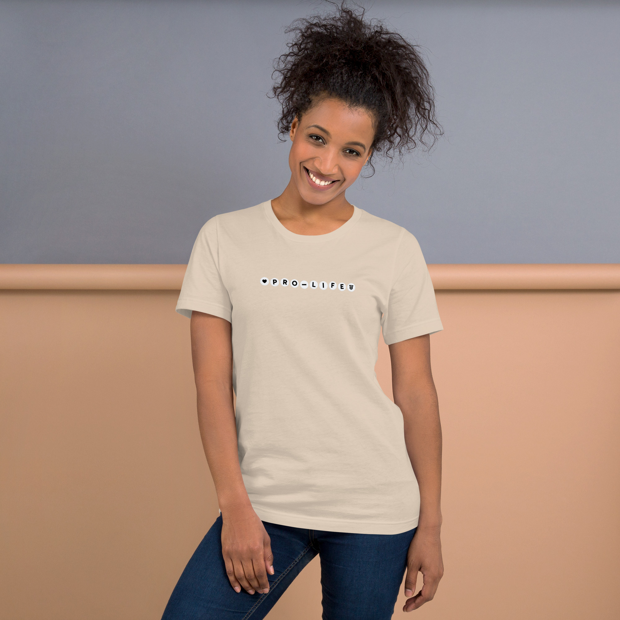 Pro-Life Friendship Bracelet T-Shirt - Image 3
