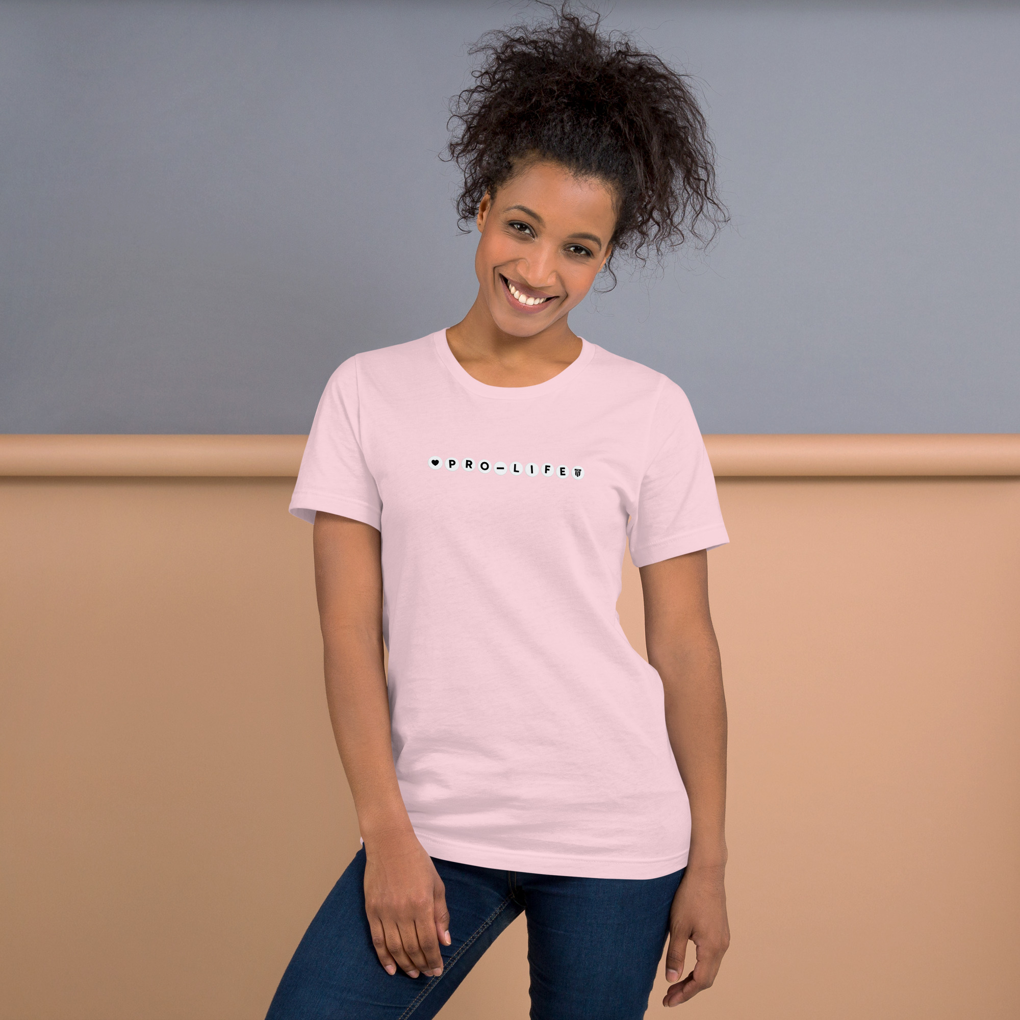Pro-Life Friendship Bracelet T-Shirt - Image 4